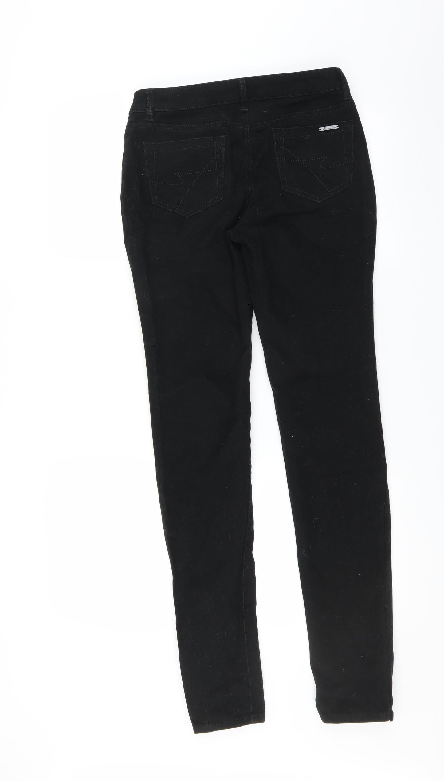 Kenneth Cole Womens Black Denim Skinny Jeans Size 28 in L33 in