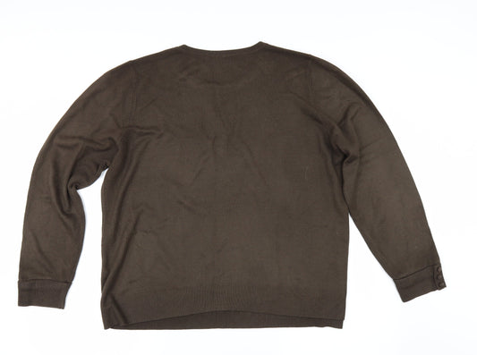 BHS Womens Brown Pullover Jumper Size 18