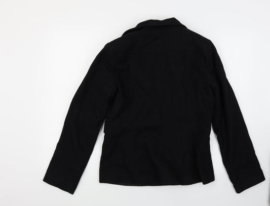 George Womens Black Jacket Coat Size 12