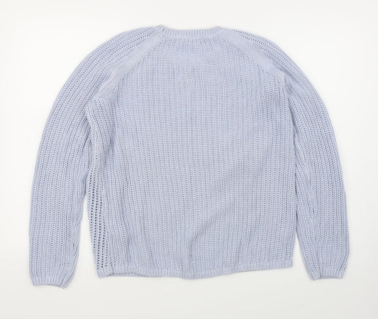 H&M Womens Blue Pullover Jumper Size S
