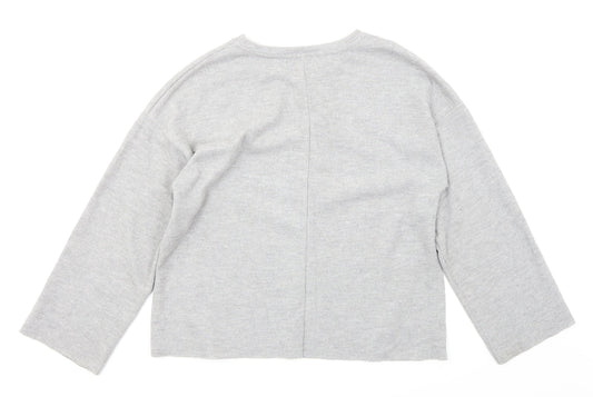 Zara Womens Grey Knit Pullover Jumper Size S