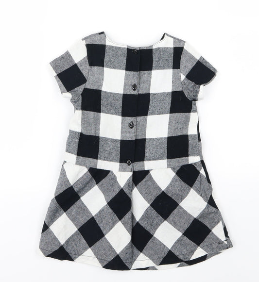 Young Dimension Boys Grey Check A-Line Size 18-24 Months