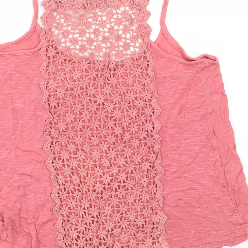 Primark Womens Pink Jersey Basic Tank Size 12