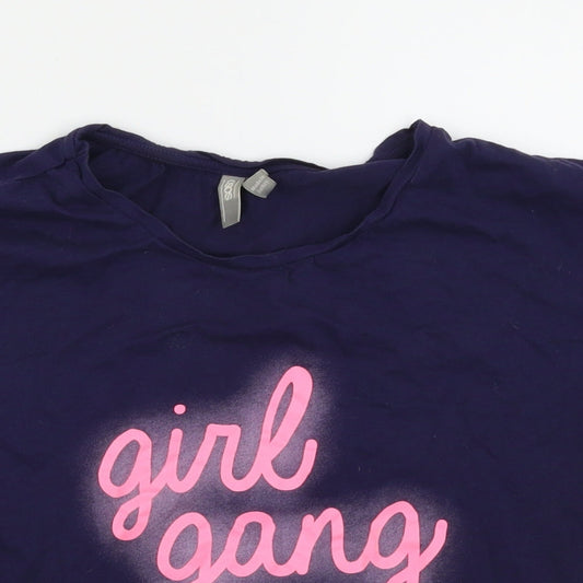 ASOS Womens Blue Basic T-Shirt Size 10