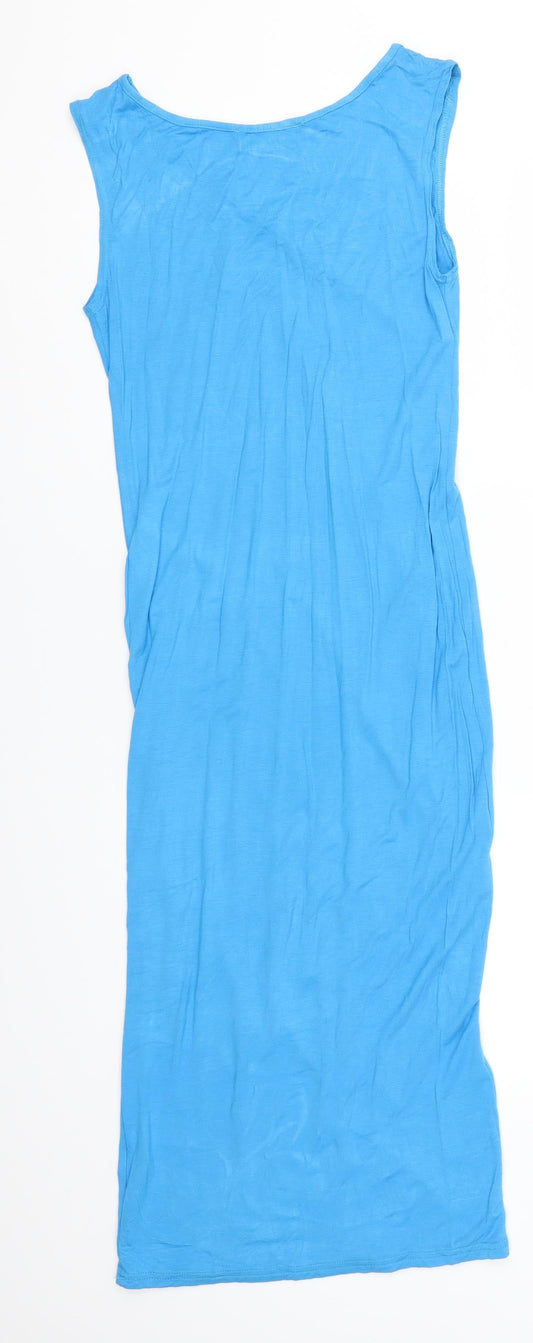 Body2Body Womens Blue Tank Dress Size L