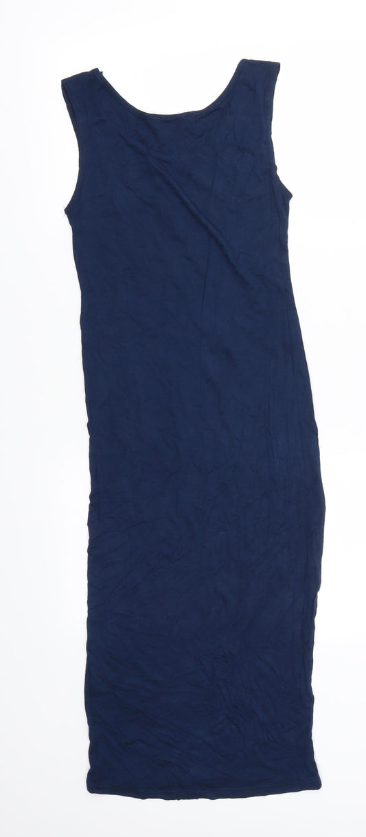 Body2Body Womens Blue Tank Dress Size M