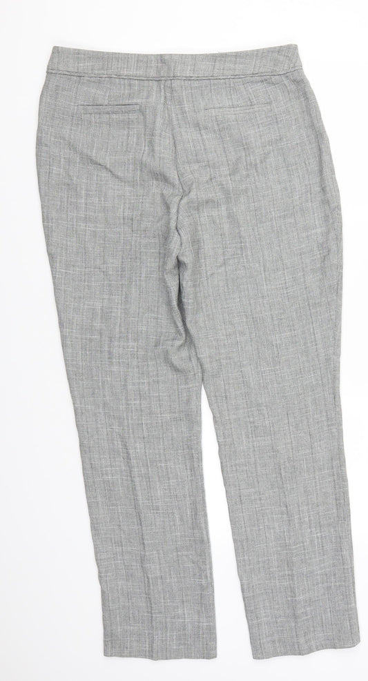 Preworn Womens Grey Trousers Size 33 in L30 in
