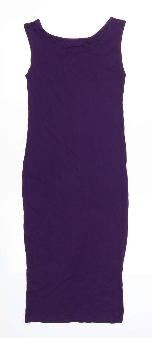 Body2Body Womens Purple Tank Dress Size S