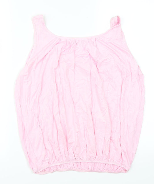Body2Body Womens Pink Basic Tank Size M
