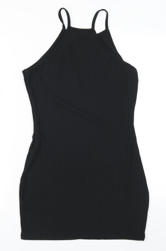 Preworn Womens Black Mini Size M