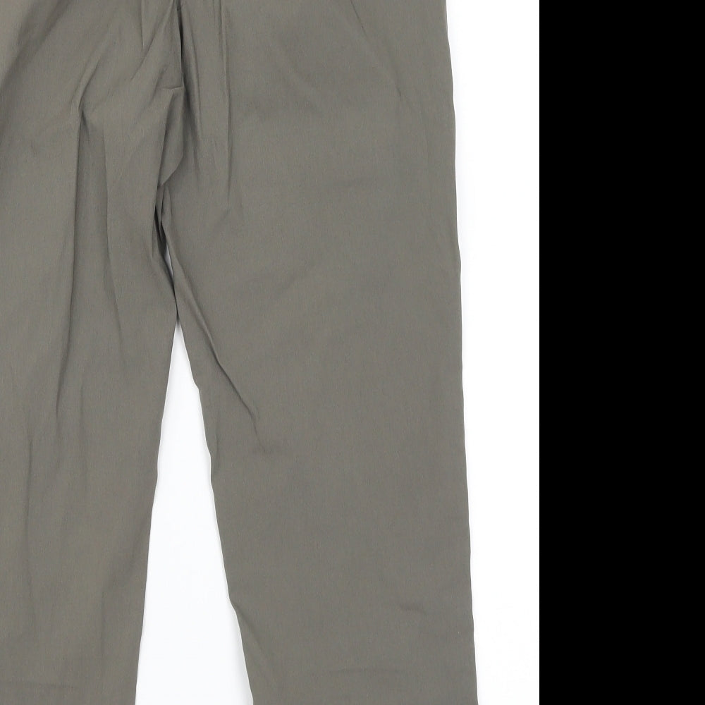 Preworn Womens Green Trousers Size 30 in L23.5 in