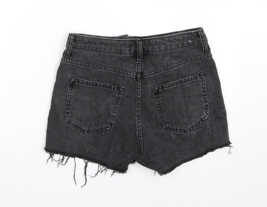 H&M Womens Black Bermuda Shorts Size 4