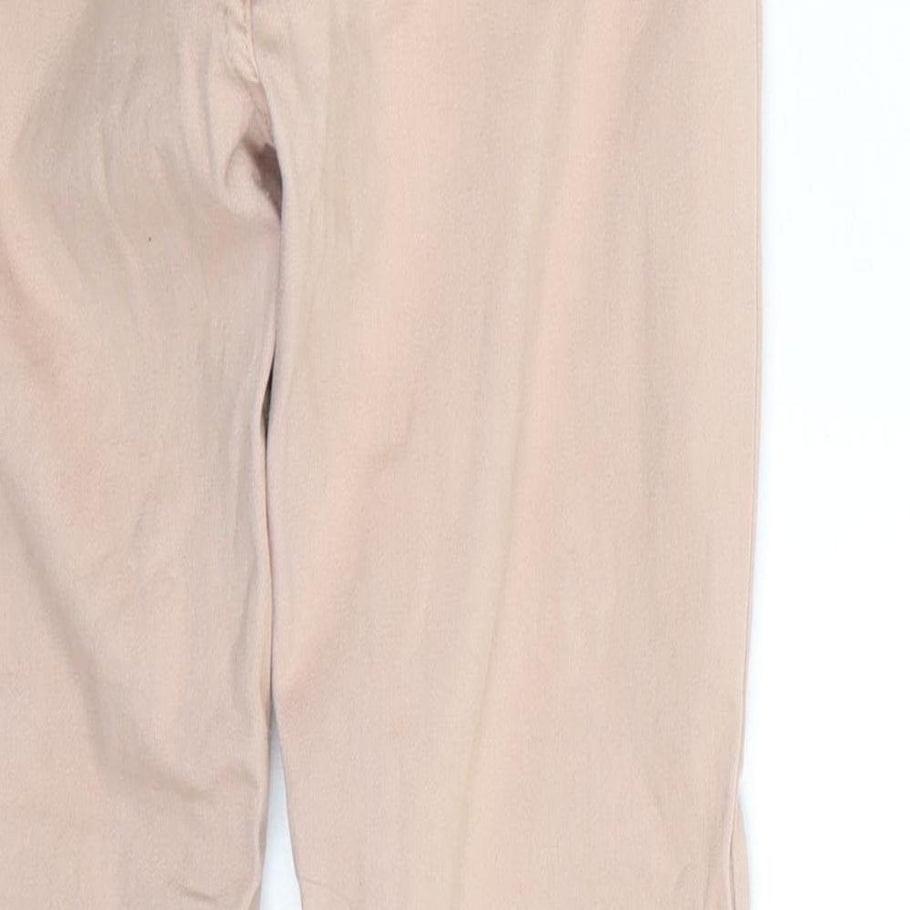Brand and care label for miss fancy girls’ pink skinny jeans