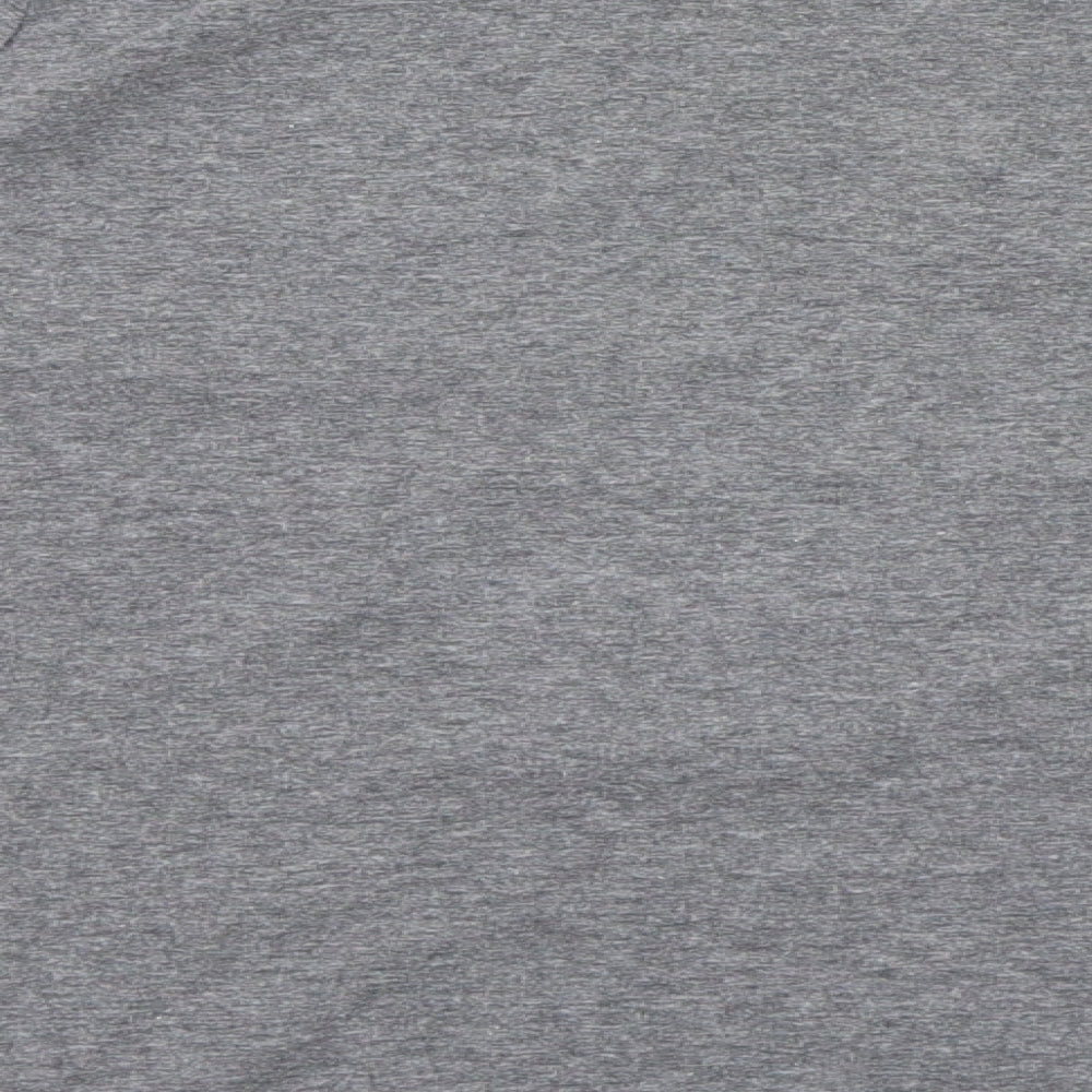 Brand and care label for Disney girls’ grey basic t-shirt, size 12-13, years