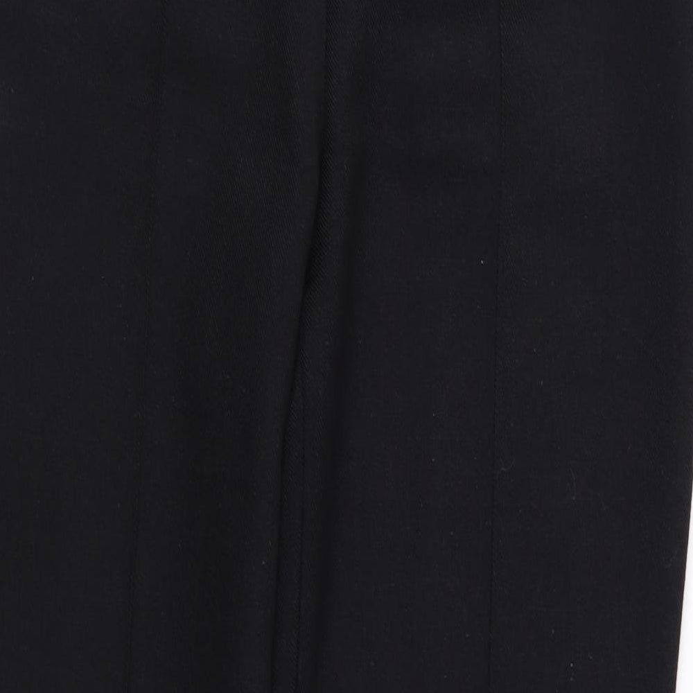Papaya Womens Black Trousers Size 10 L28 in