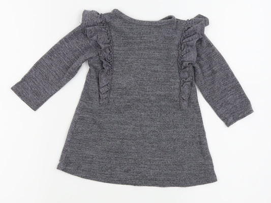 Primark Girls Grey Fit & Flare Size 9-12 Months