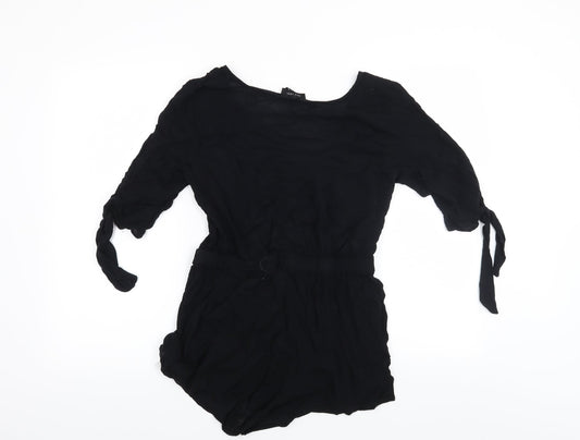 New Look Womens Black Playsuit One-Piece Size M