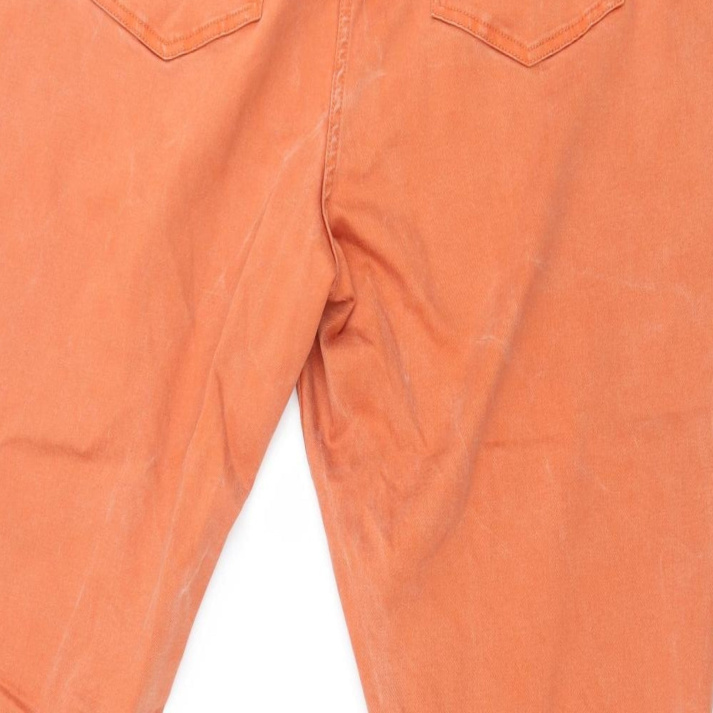 Soft Touch Mens Orange Skinny Jeans Size 26 L27 in