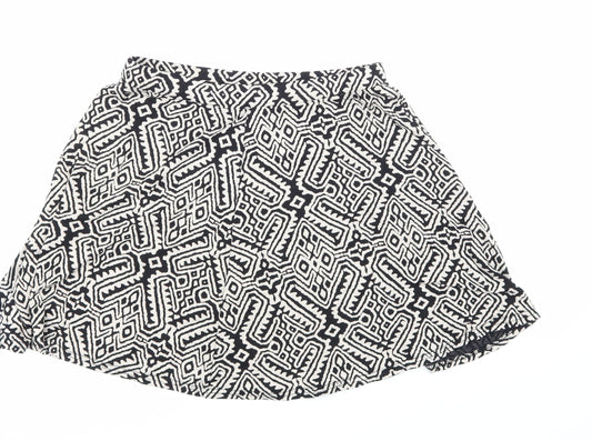 Dorothy Perkins Womens Multicoloured Geometric A-Line Skirt Size 8