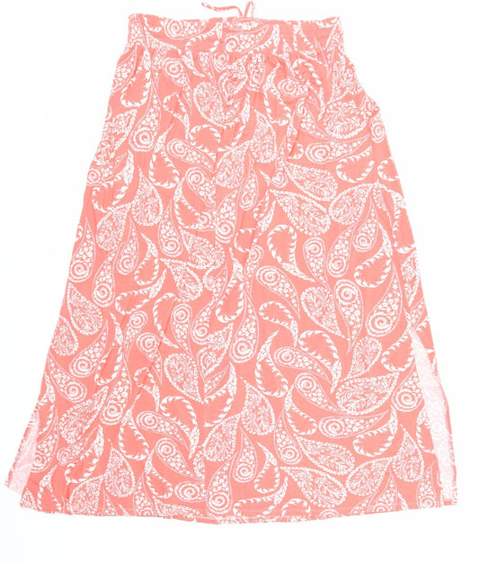 NEXT Womens Red Floral A-Line Skirt Size 32 in