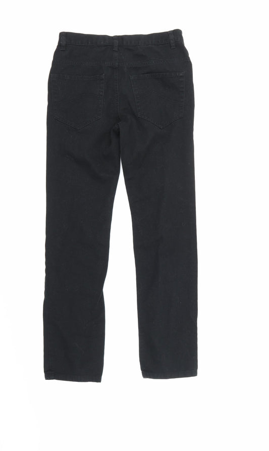 By Very Girls Black Damask Skinny Jeans Size 13 Years