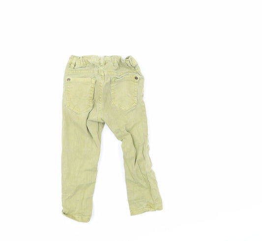 NEXT Green Denim Cargo Trousers Size 12-18 Months