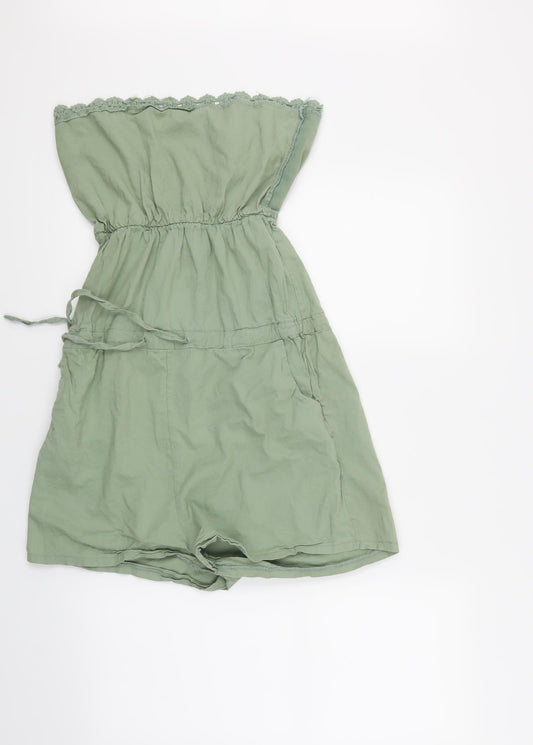 Preworn Womens Green Bodysuit One-Piece