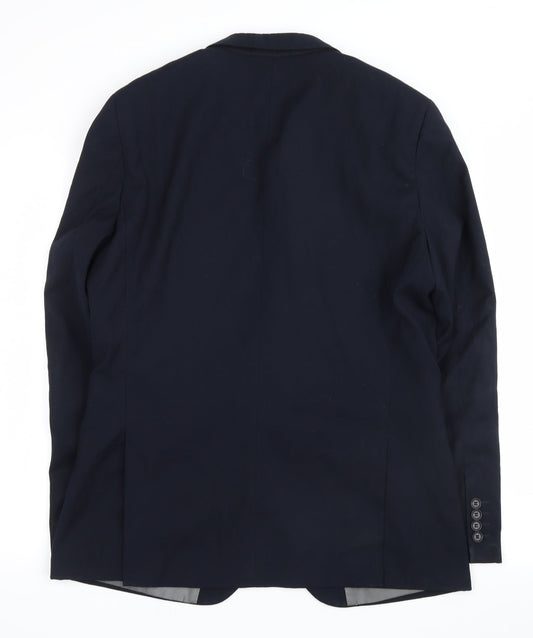 Topman Mens Blue Jacket Blazer Size 42