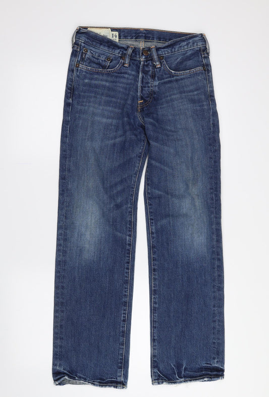 Abercrombie Mens Blue   Straight Jeans Size 26 in