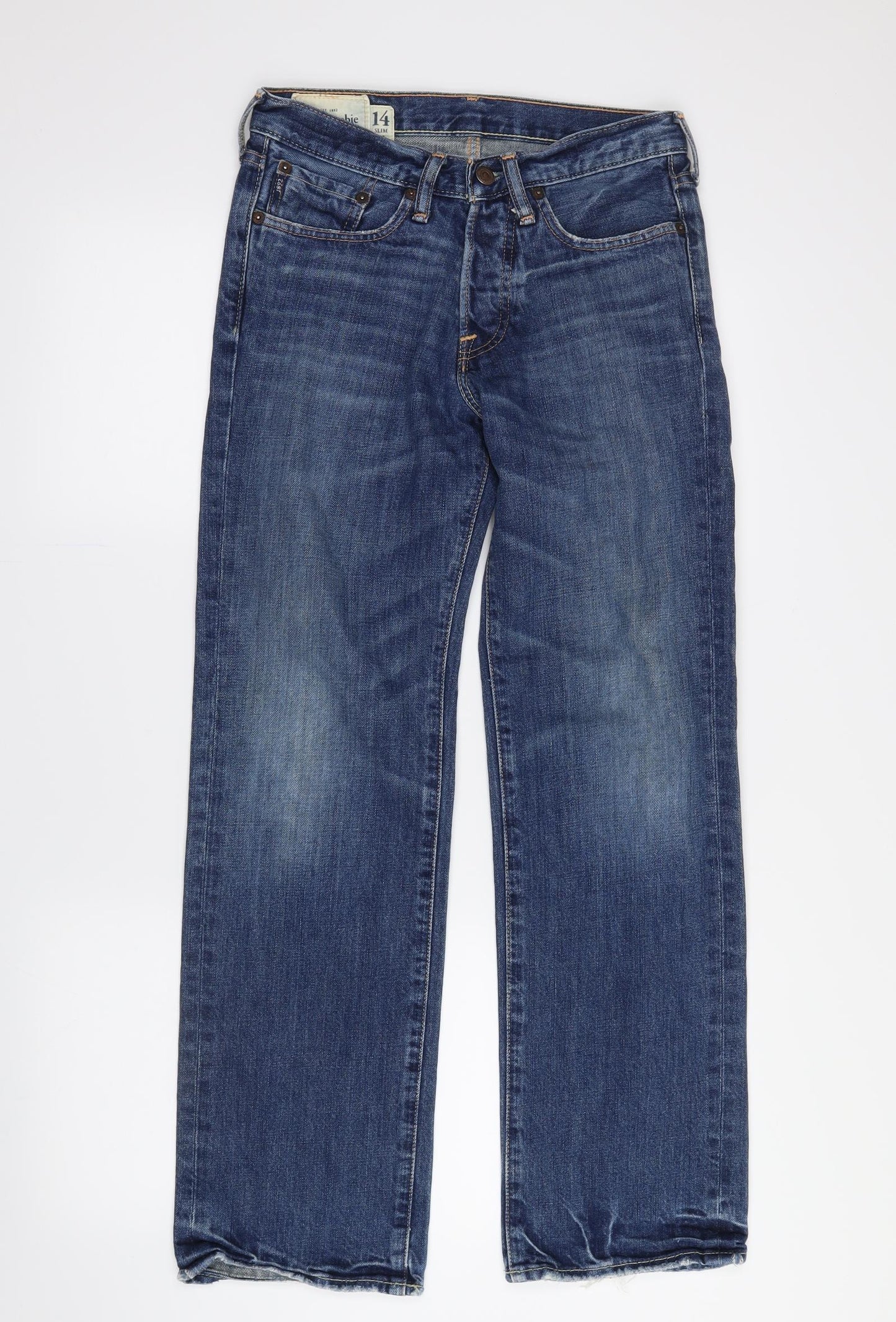 Abercrombie Mens Blue   Straight Jeans Size 26 in