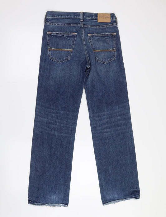 Abercrombie Mens Blue   Straight Jeans Size 26 in