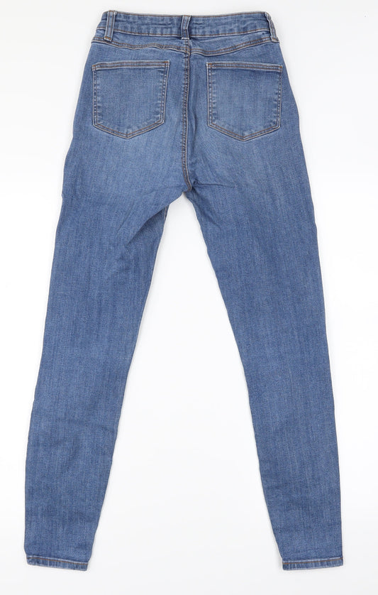 Denim Co Womens Blue Skinny Jeans Size 8 L25 in