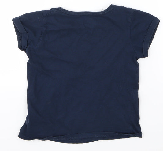 Primark Boys Blue Basic T-Shirt Size 7-8 Years - LA