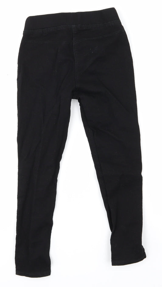 George Girls Black Skinny Jeans Size 7-8 Years