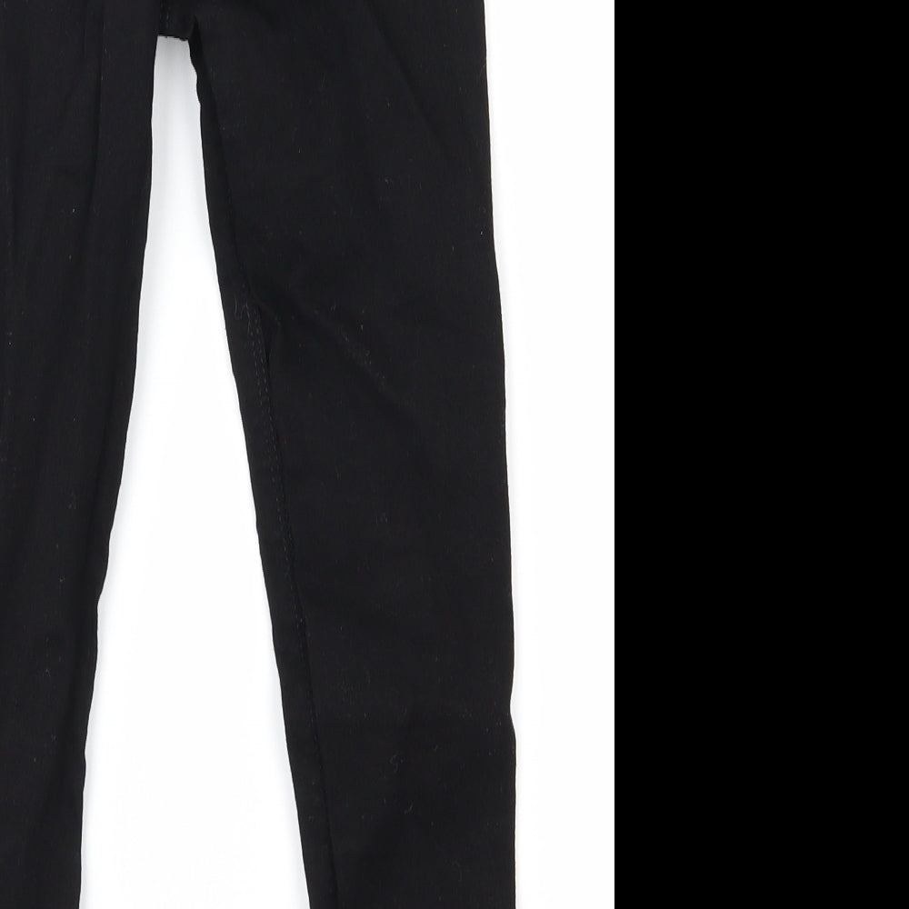 George Girls Black Skinny Jeans Size 7-8 Years