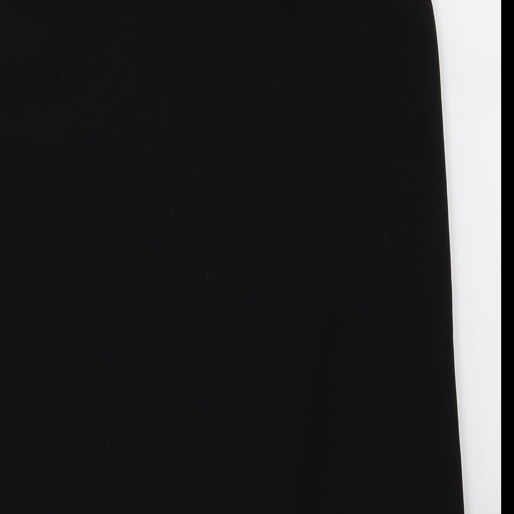 Brand and care label for Award women’s black a-line skirt, size UK 40