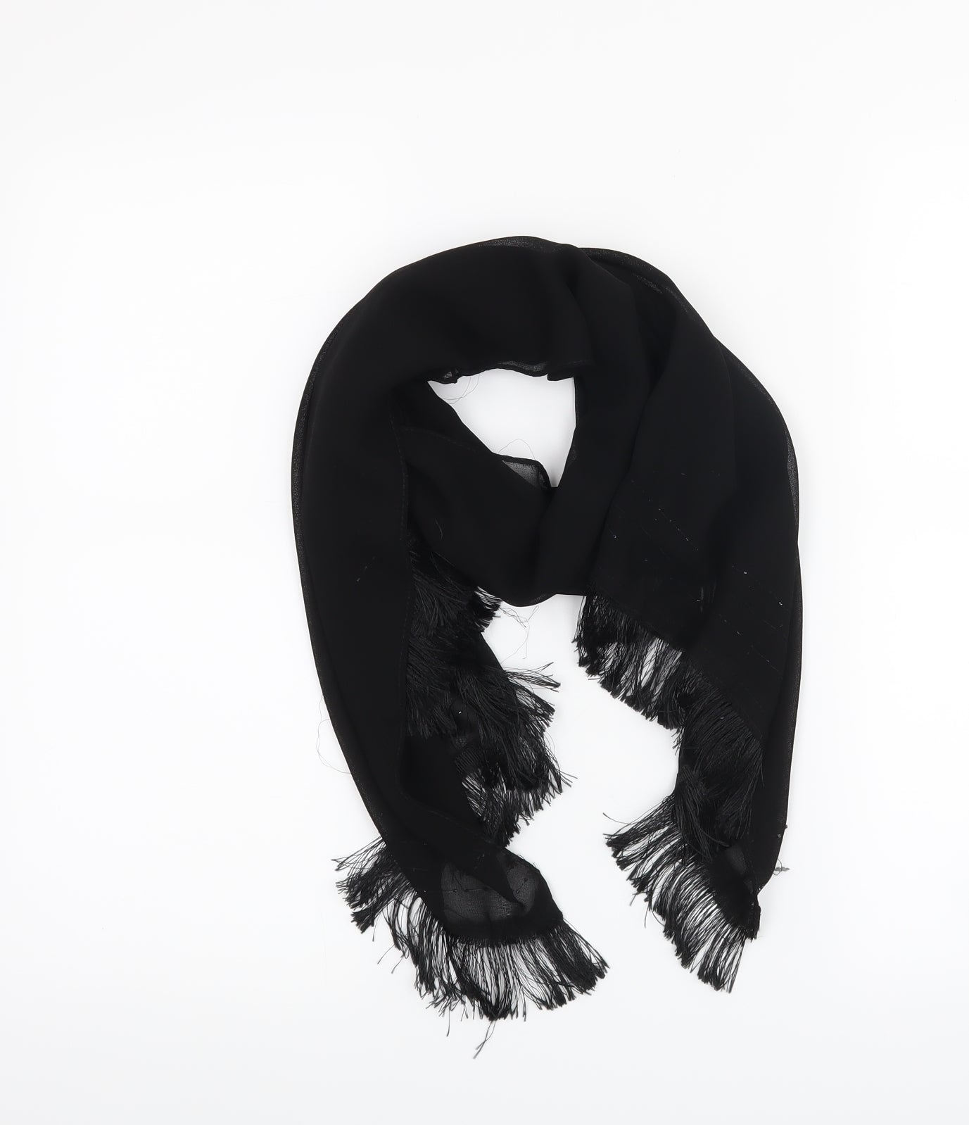 Preworn Womens Black Shawl/Wrap