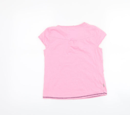 LA Gear Girls Pink Basic T-Shirt Size 9-10 Years