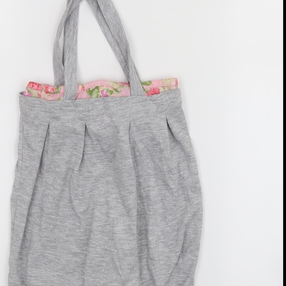 Brand and care label for Girl 2 Girl girls’ grey basic tank, size 3-4, years