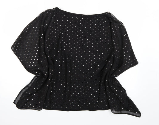 Wallis Womens Black Basic Blouse Size S