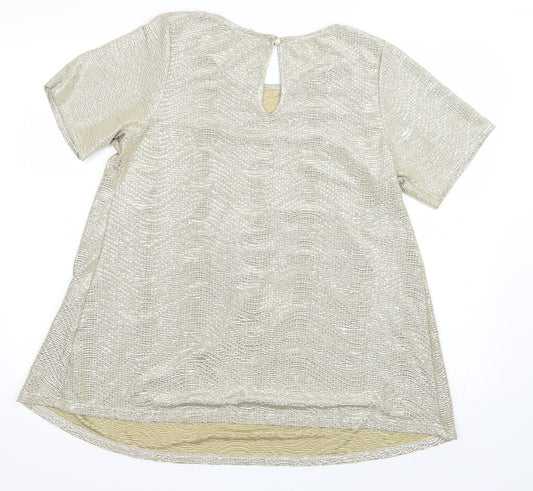 Blooming Marvellous Womens Gold Basic Blouse Size 16