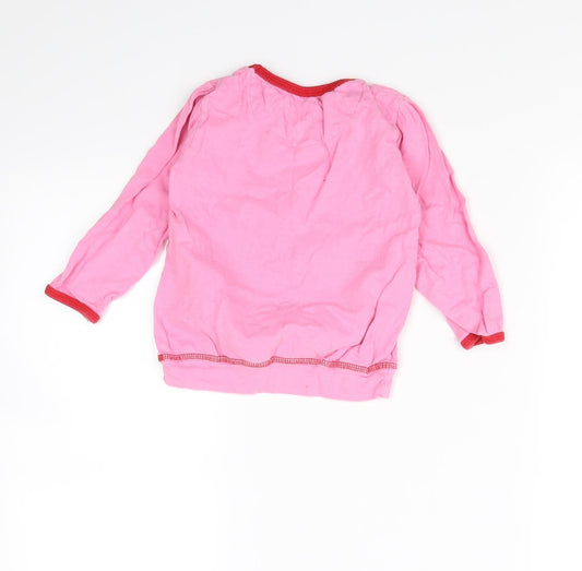 Evie Angel Girls Pink Basic T-Shirt Size 2-3 Years