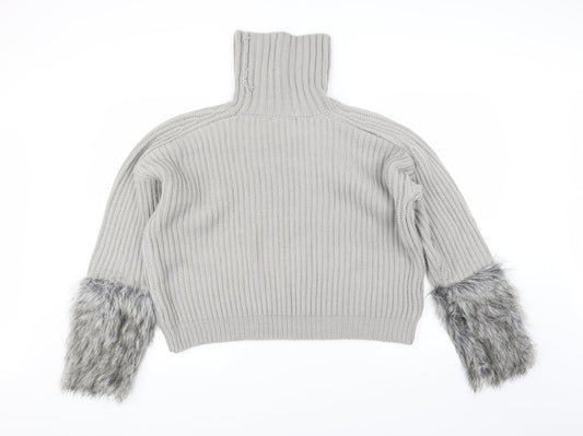 LESULA Womens Grey Pullover Jumper Size 12