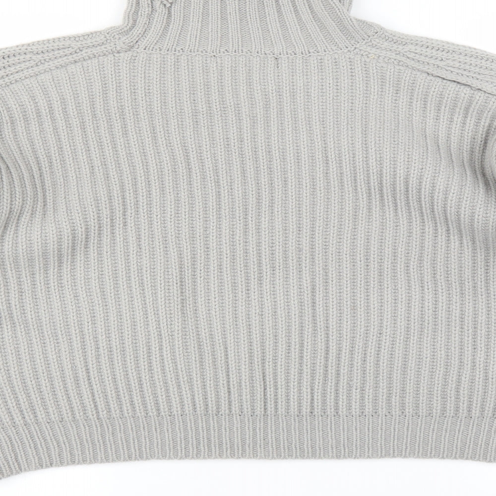 Brand and care label for LESULA women’s grey jumper, size UK 12