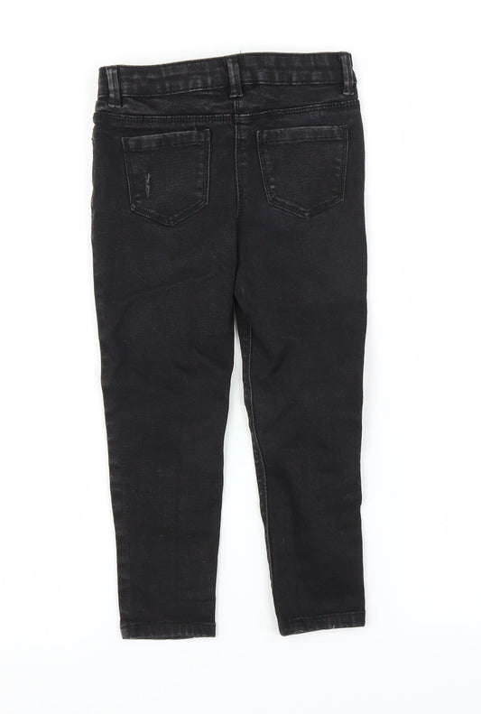 I love girls wear Girls Black Skinny Jeans Size 5 Years