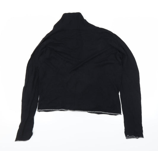 TEX Womens Black Cardigan Jumper Size M