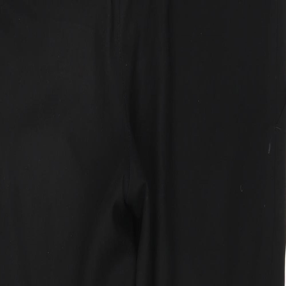 Brand and care label for Blooming Marvellous women’s black trousers, size UK 10, 23-inch leg