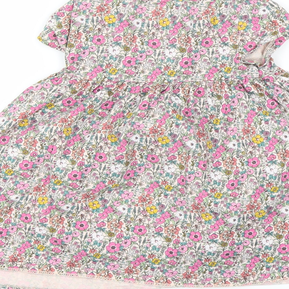 NEXT Baby Pink Floral Fit & Flare Size 18-24 Months