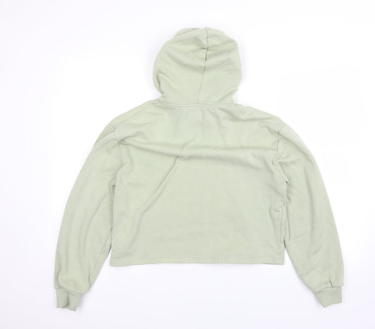 Pieces Mens Green Pullover Hoodie Size S