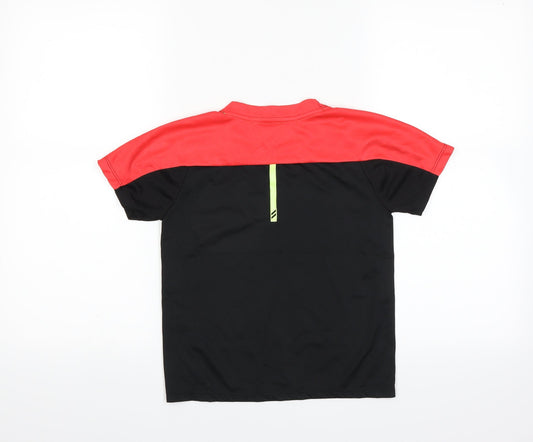 H&M Boys Black Basic T-Shirt Size 6-7 Years